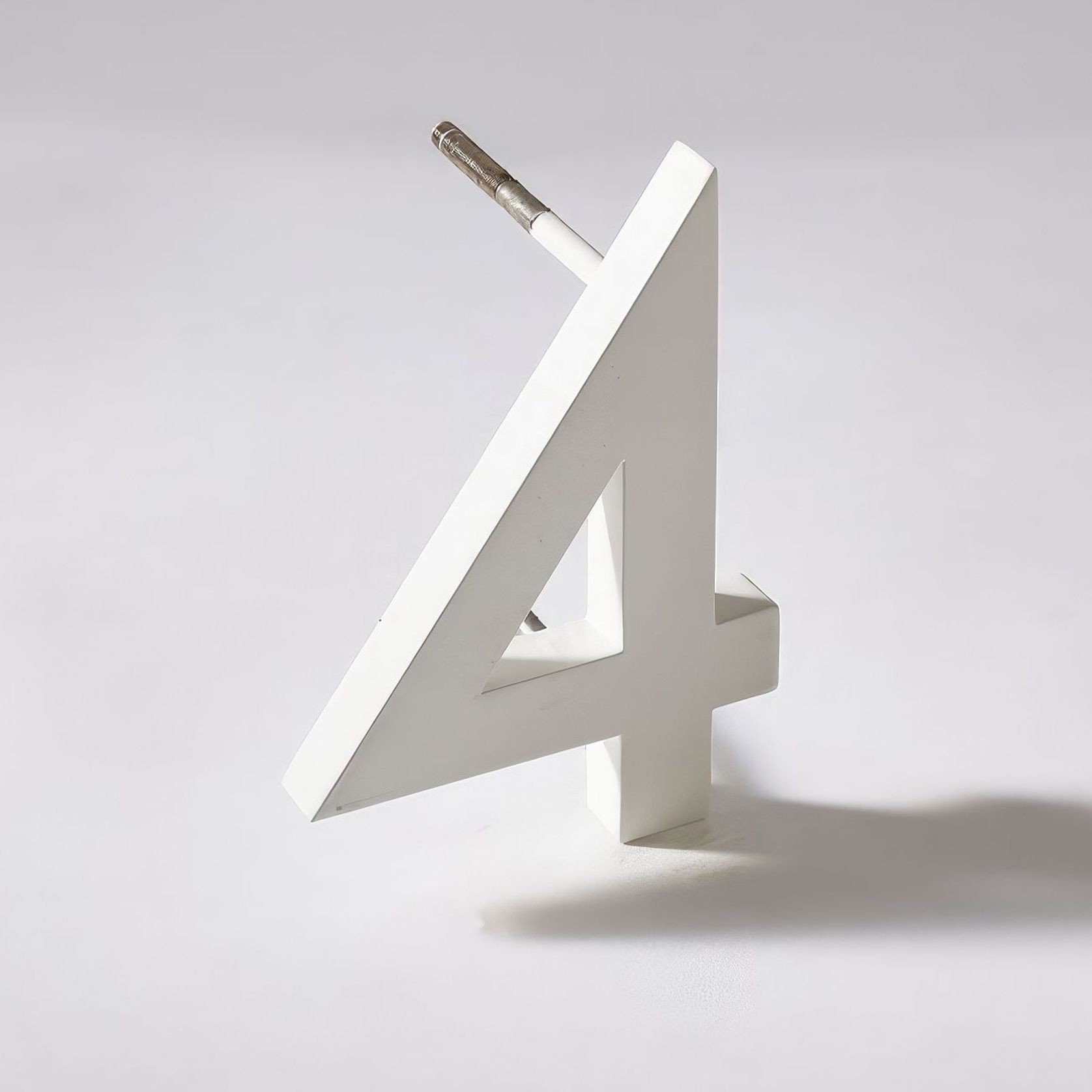 White Stainless Steel Numbers & Letters gallery detail image