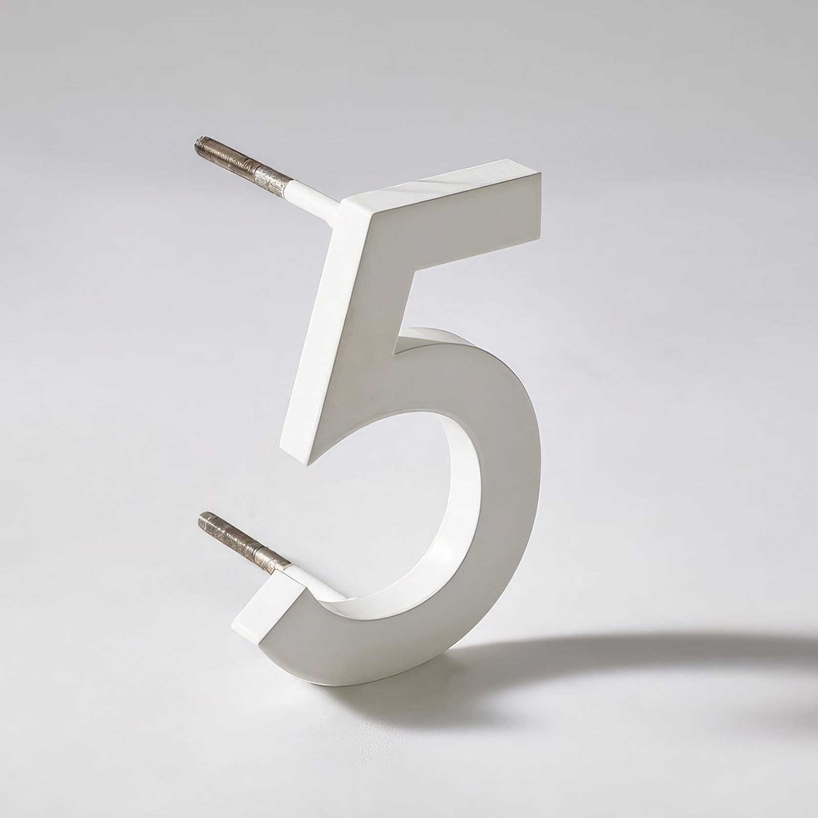 White Stainless Steel Numbers & Letters gallery detail image