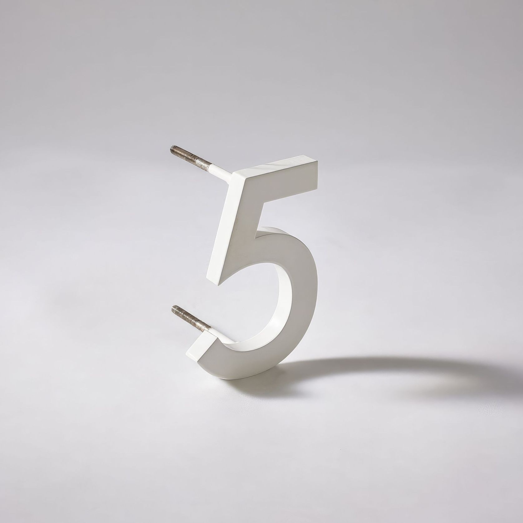 White Stainless Steel Numbers & Letters gallery detail image