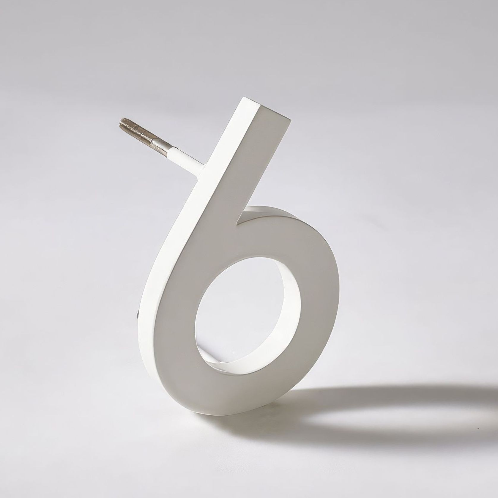 White Stainless Steel Numbers & Letters gallery detail image