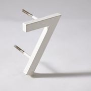 White Stainless Steel Numbers & Letters gallery detail image
