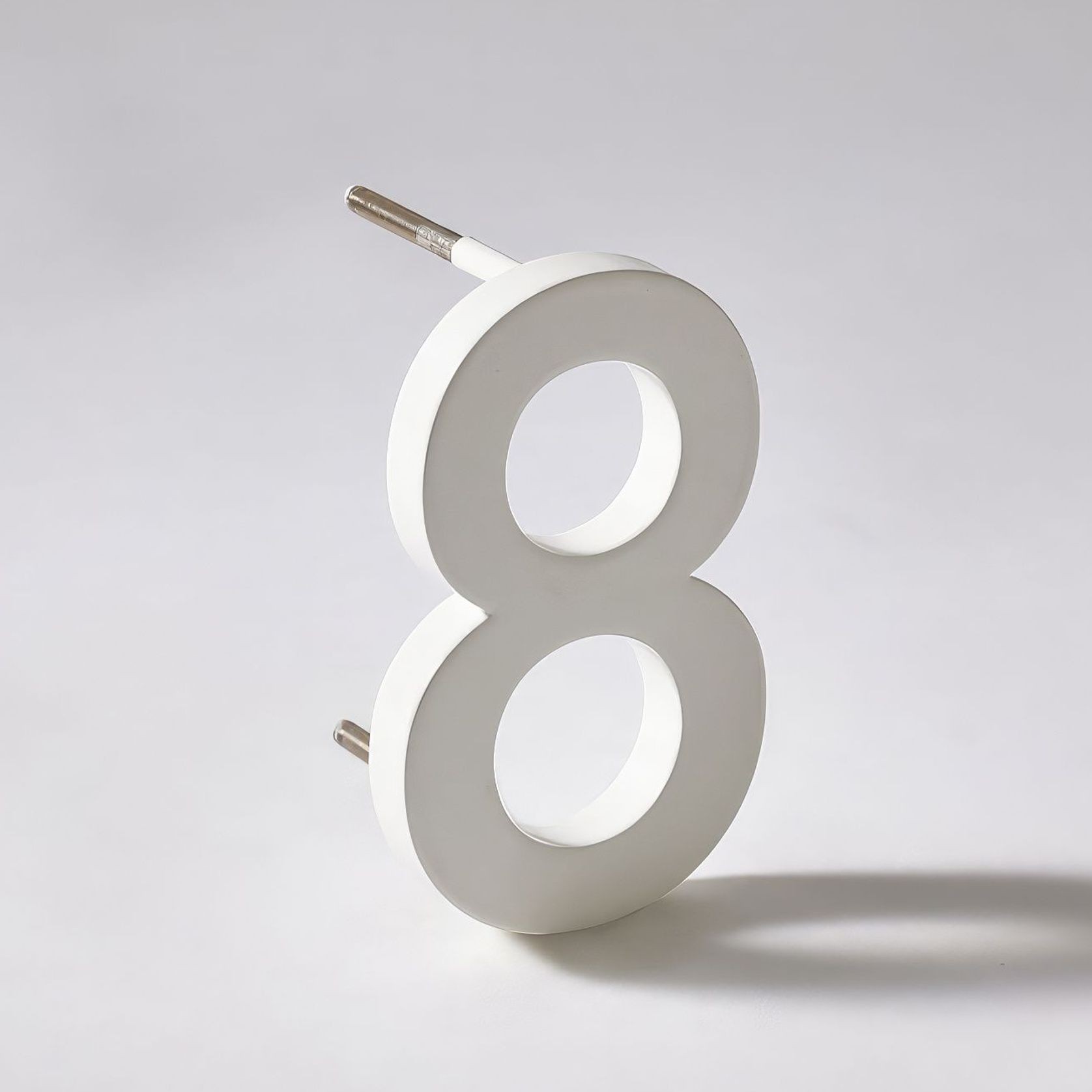 White Stainless Steel Numbers & Letters gallery detail image