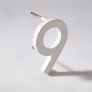 White Stainless Steel Numbers & Letters gallery detail image
