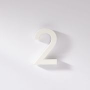 White Stainless Steel Numbers & Letters gallery detail image