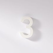 White Stainless Steel Numbers & Letters gallery detail image