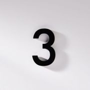 Black Stainless Steel Numbers & Letters gallery detail image