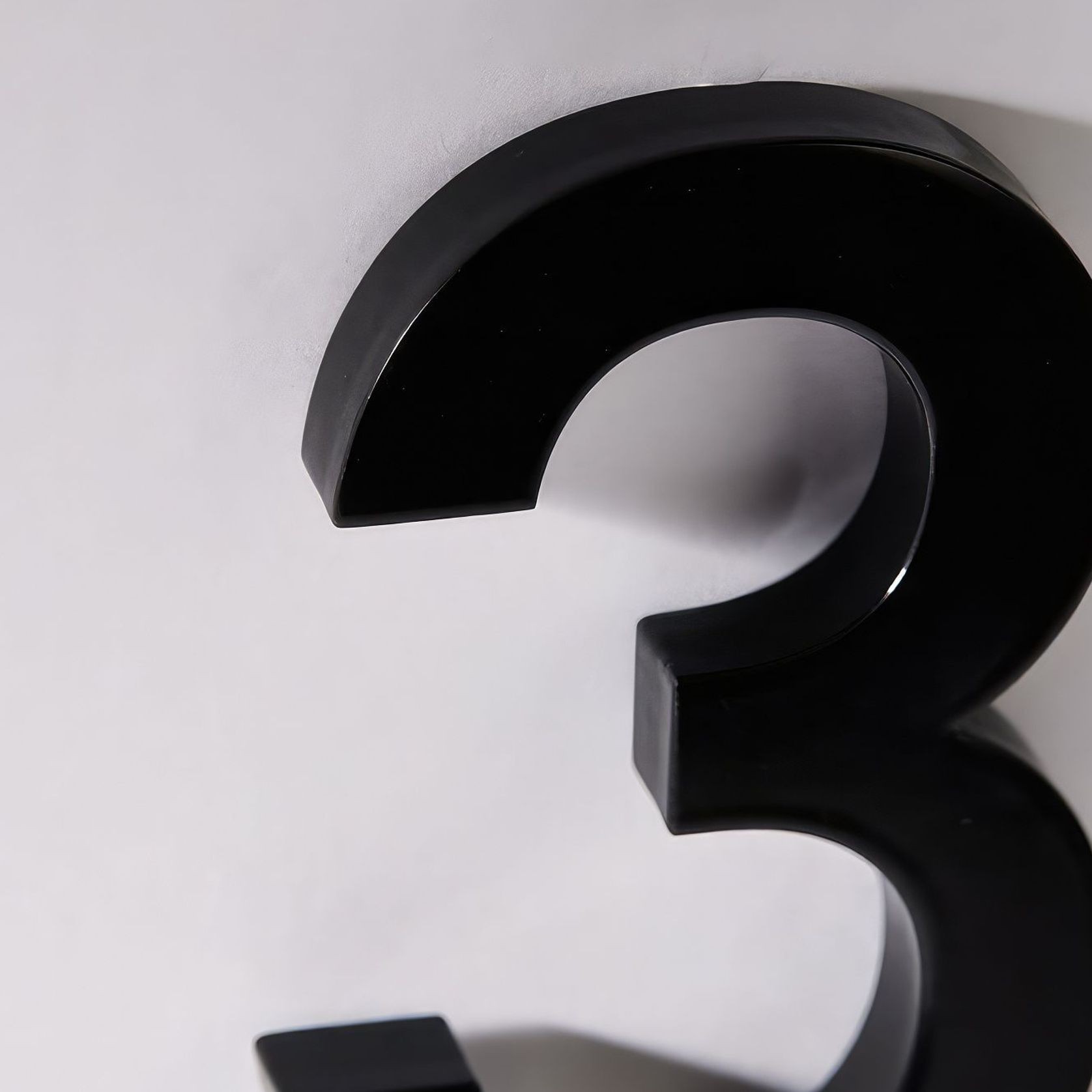 Black Stainless Steel Numbers & Letters gallery detail image