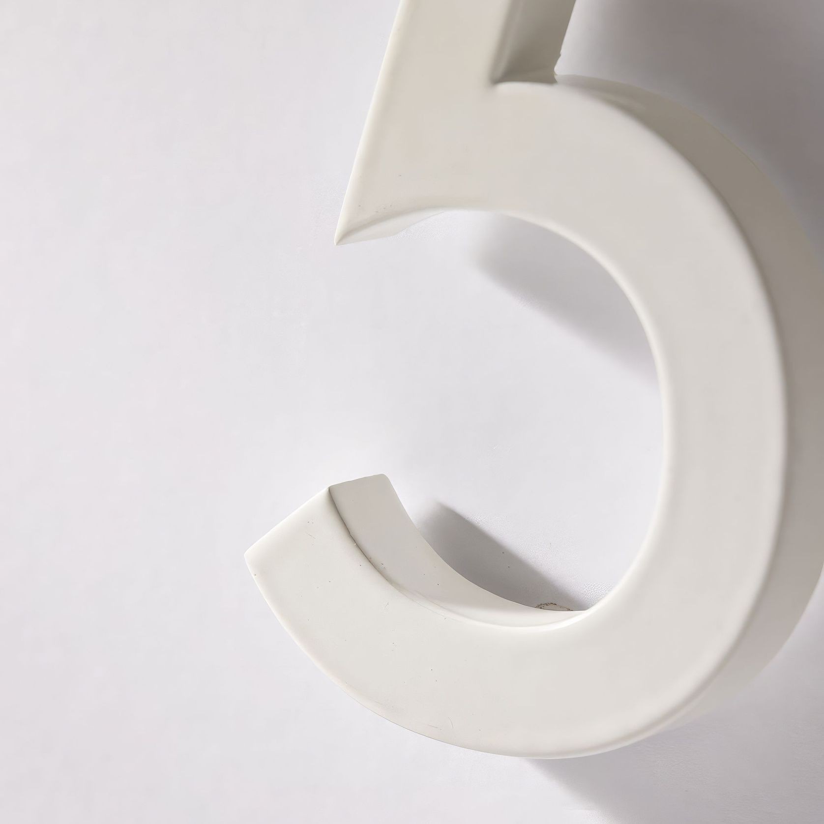 White Stainless Steel Numbers & Letters gallery detail image