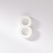 White Stainless Steel Numbers & Letters gallery detail image