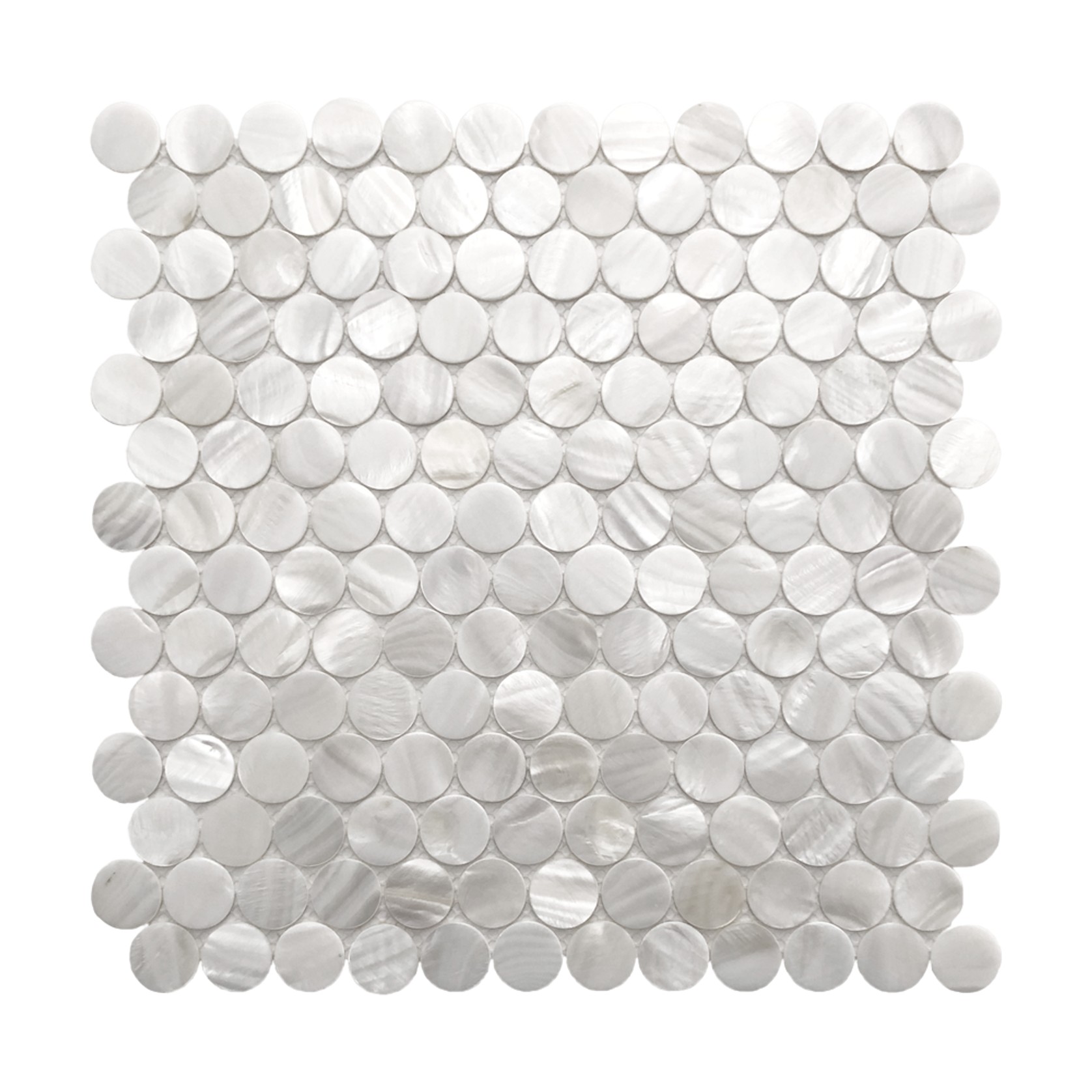 Mother Of Pearl Mosaic Bianca Pennyround gallery detail image