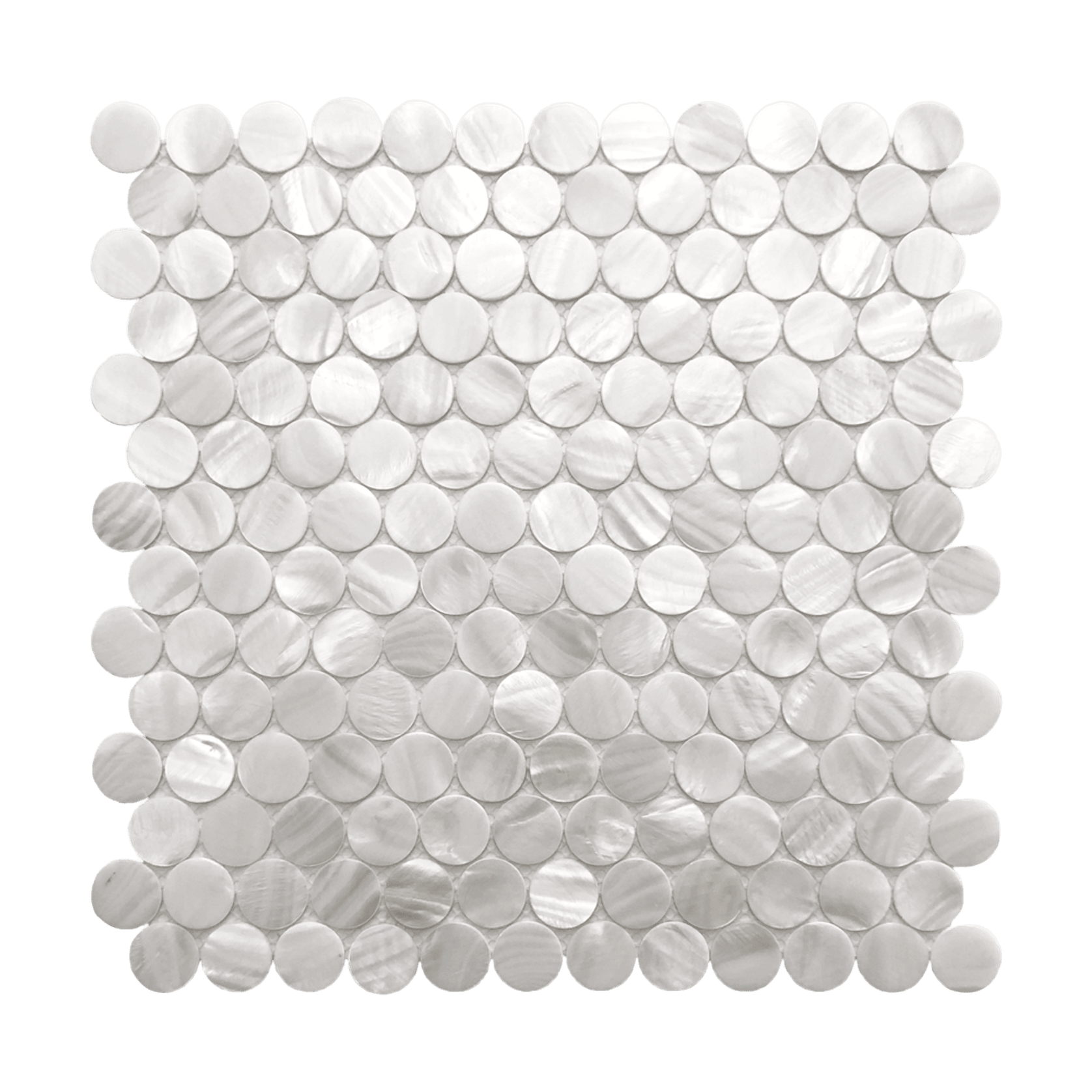 Mother Of Pearl Mosaic Bianca Pennyround gallery detail image