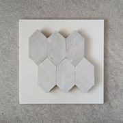 Moroccan Zellige - Nahla Hex - Lily White gallery detail image