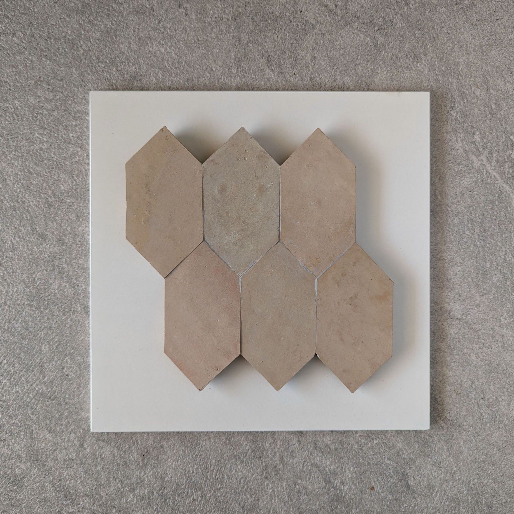 Moroccan Zellige - Nahla Hex - Natural Cotto gallery detail image