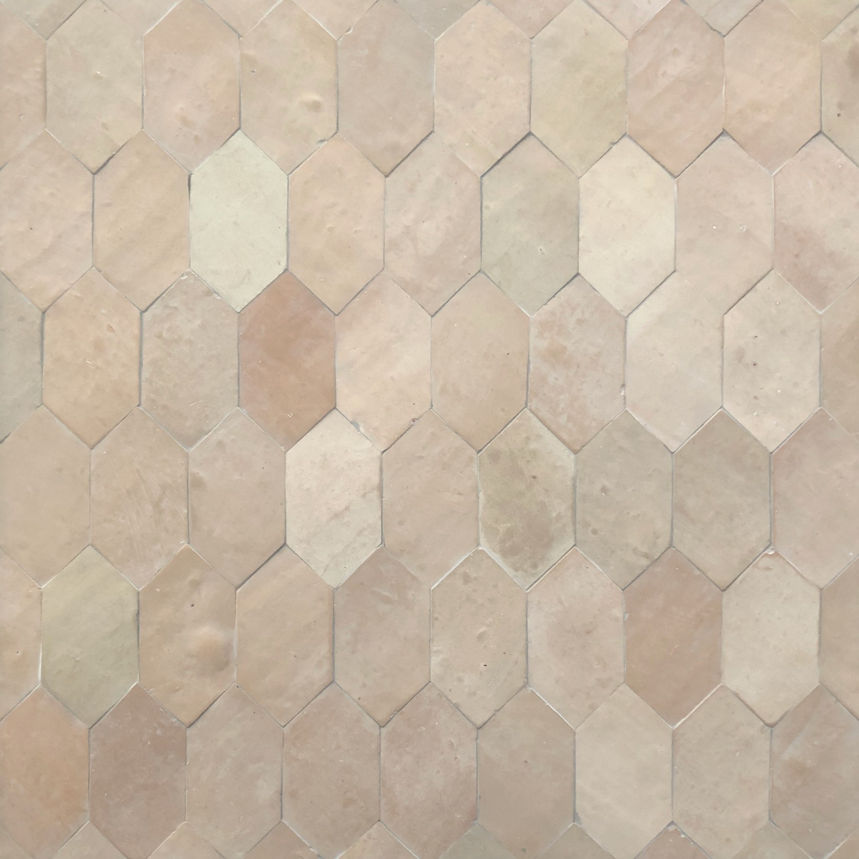 Moroccan Zellige - Nahla Hex - Natural Cotto gallery detail image