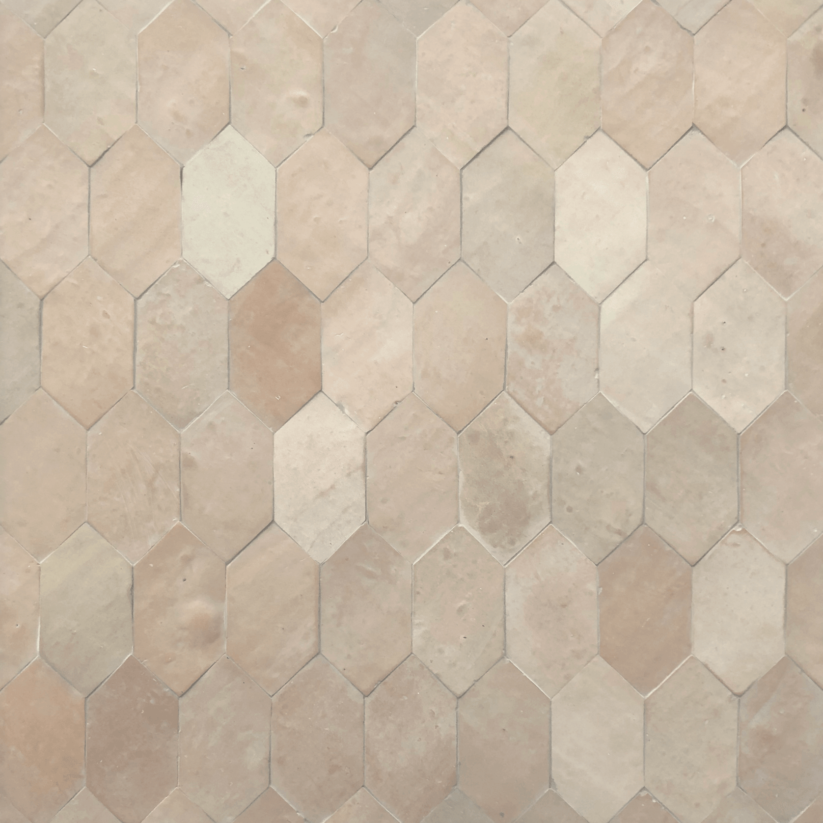 Moroccan Zellige - Nahla Hex - Natural Cotto gallery detail image