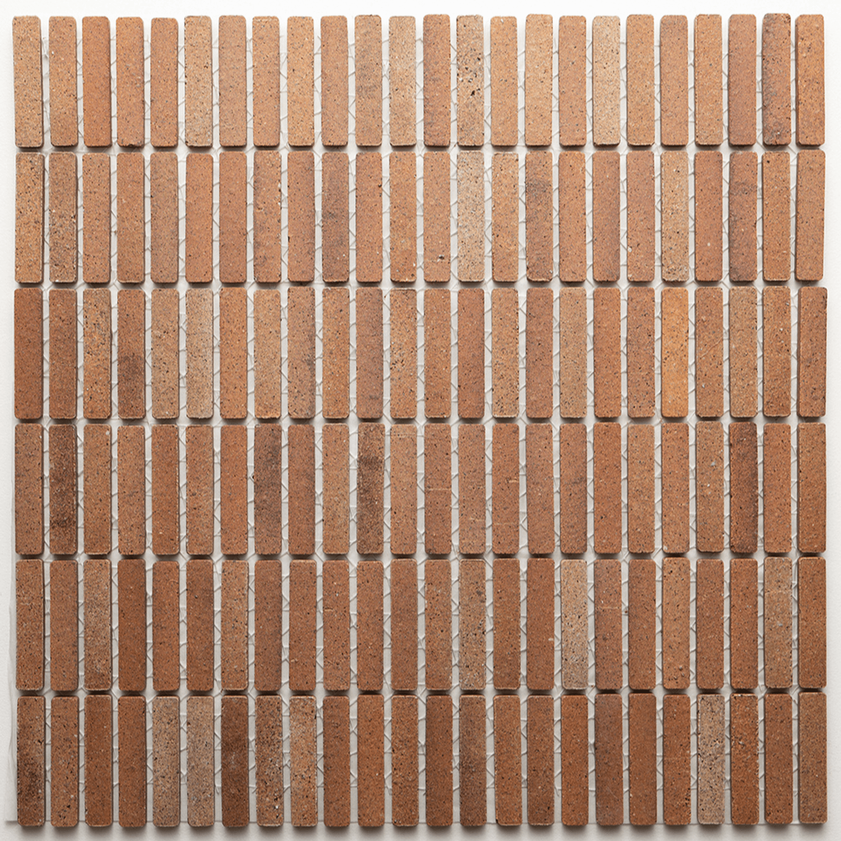 Kreuz Dark Terracotta Matt Finger Mosaic gallery detail image