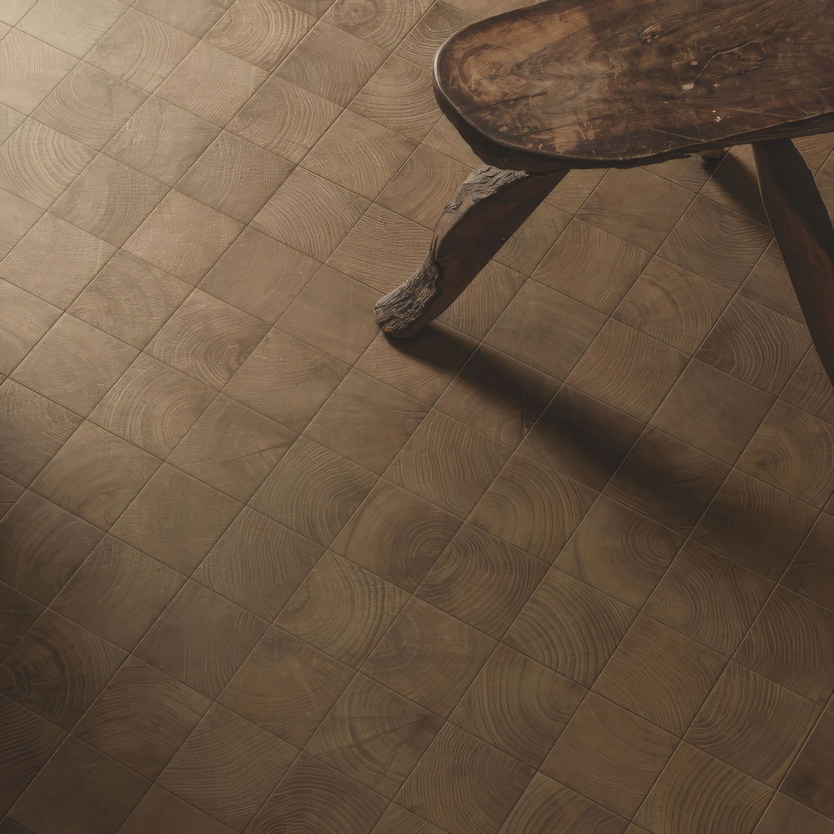 W-Circles Walnut tile gallery detail image