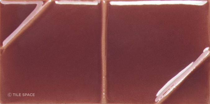 Yoko | Origami Bordo Gloss | 62x125 gallery detail image