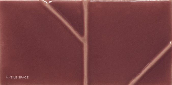 Yoko | Origami Bordo Gloss | 62x125 gallery detail image