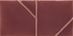 Yoko | Origami Bordo Gloss | 62x125 gallery detail image