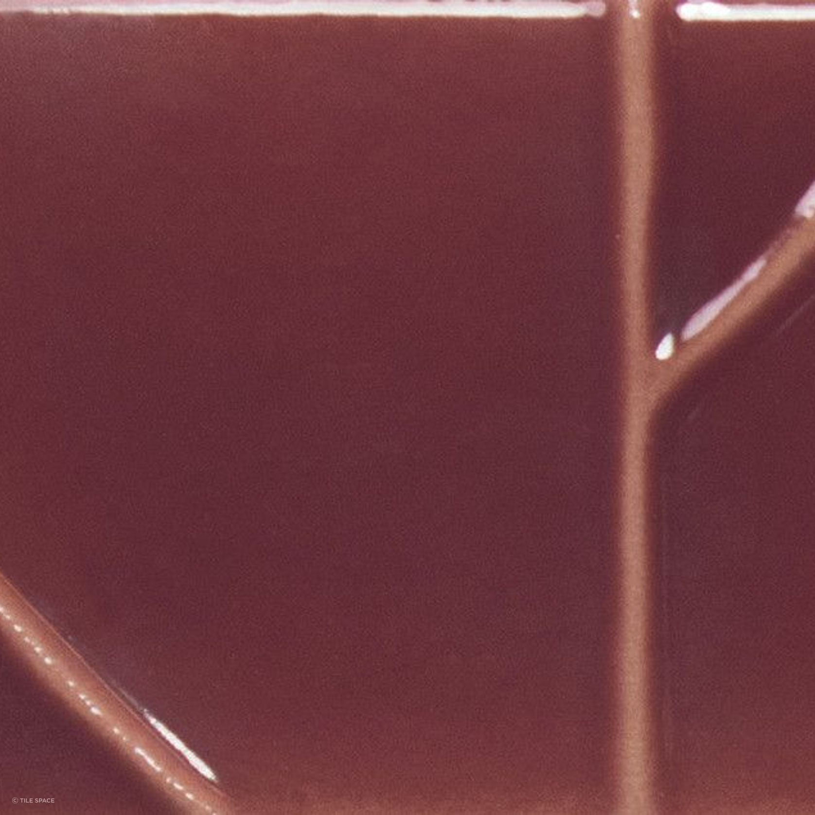 Yoko | Origami Bordo Gloss | 62x125 gallery detail image