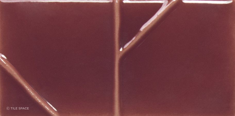 Yoko | Origami Bordo Gloss | 62x125 gallery detail image