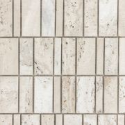 Superwhite - Travertine Aztec Mosaic gallery detail image