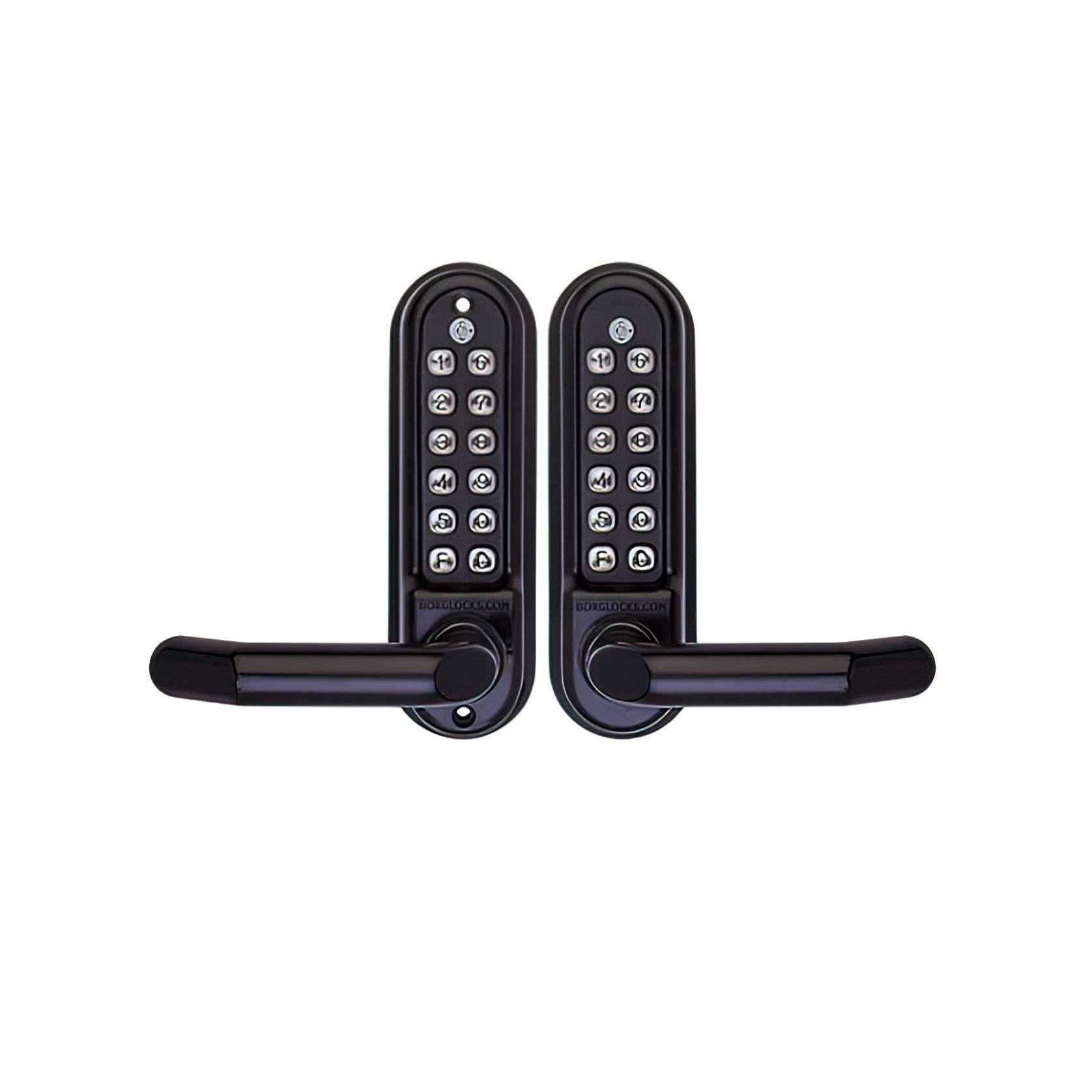 Borg Digital Lock Marine Grade Pro Back To Back BLK ECP gallery detail image