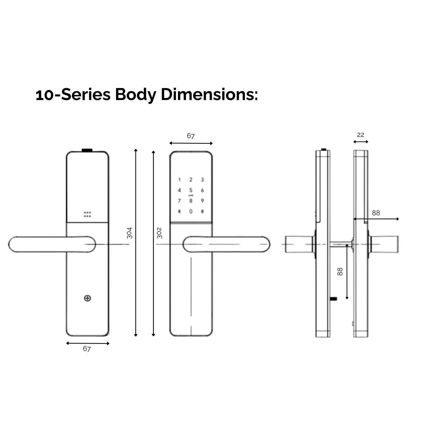 E-LOK 10 Series Smart Lock gallery detail image