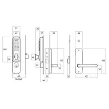 Lockwood 3572 Key Override and Code Lockout Digital DX gallery detail image