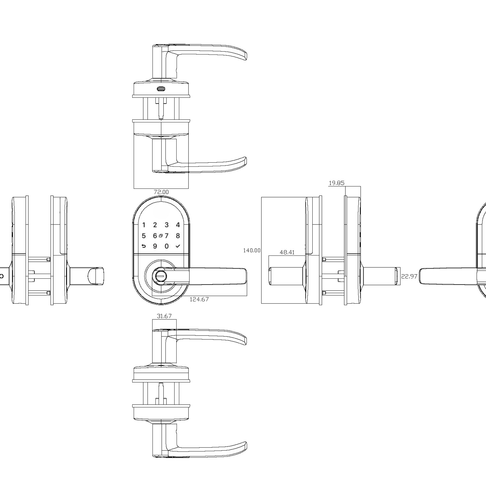 E-LOK 6-Series Smart Lock gallery detail image