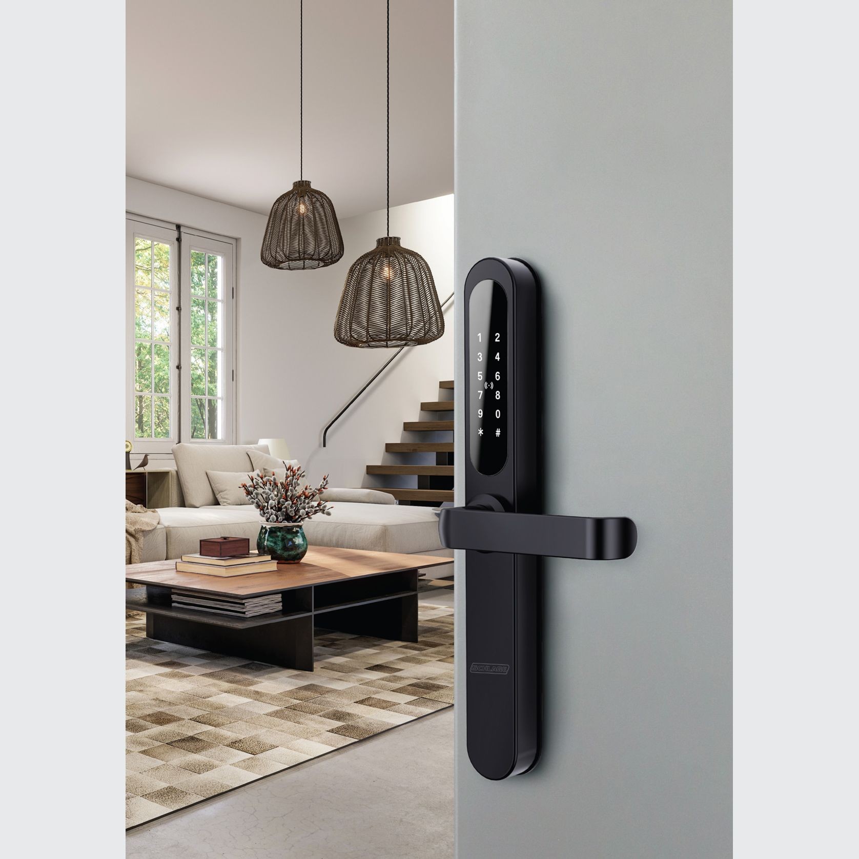 Schlage Artus Narrow Profile Smart Lock gallery detail image