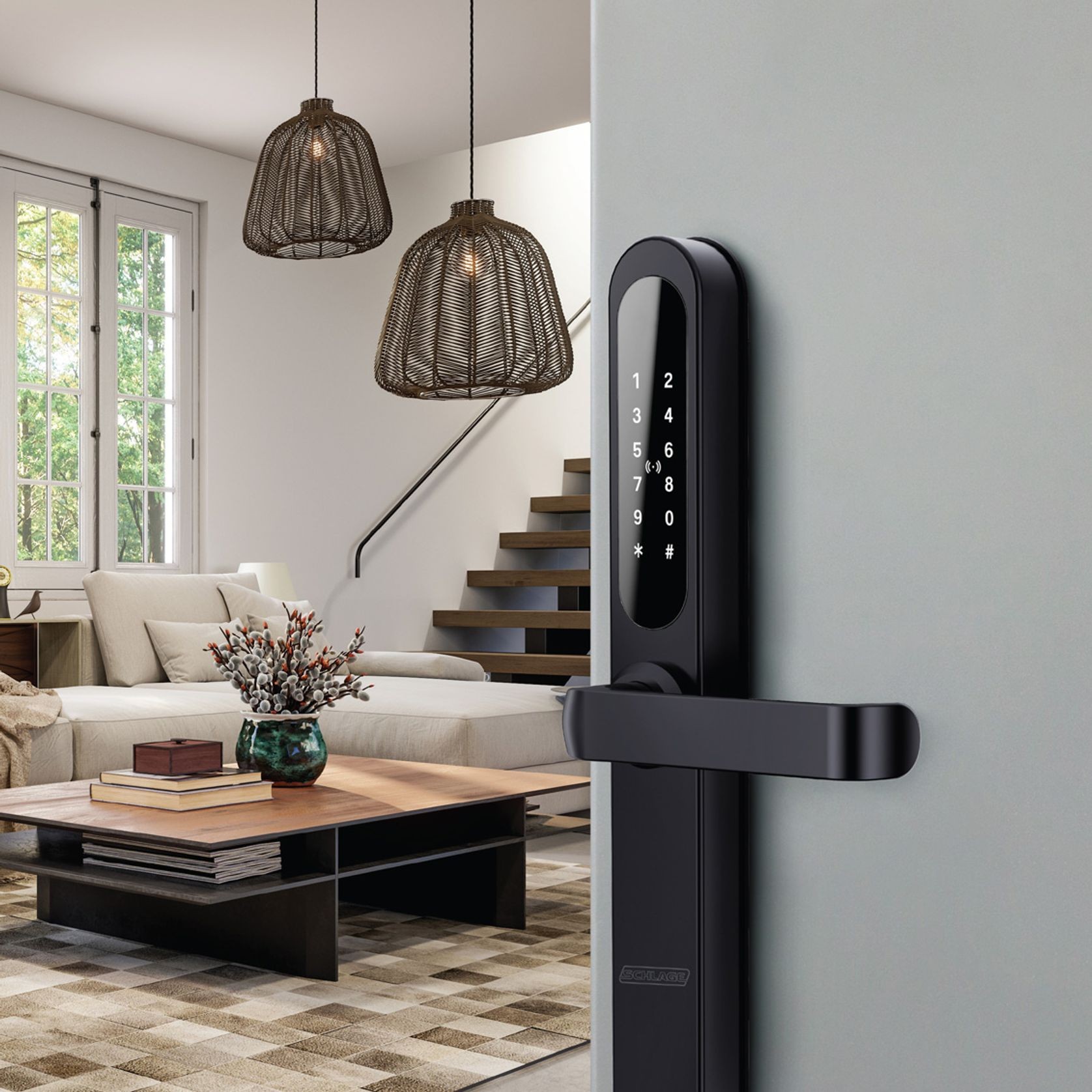 Schlage Artus Narrow Profile Smart Lock gallery detail image