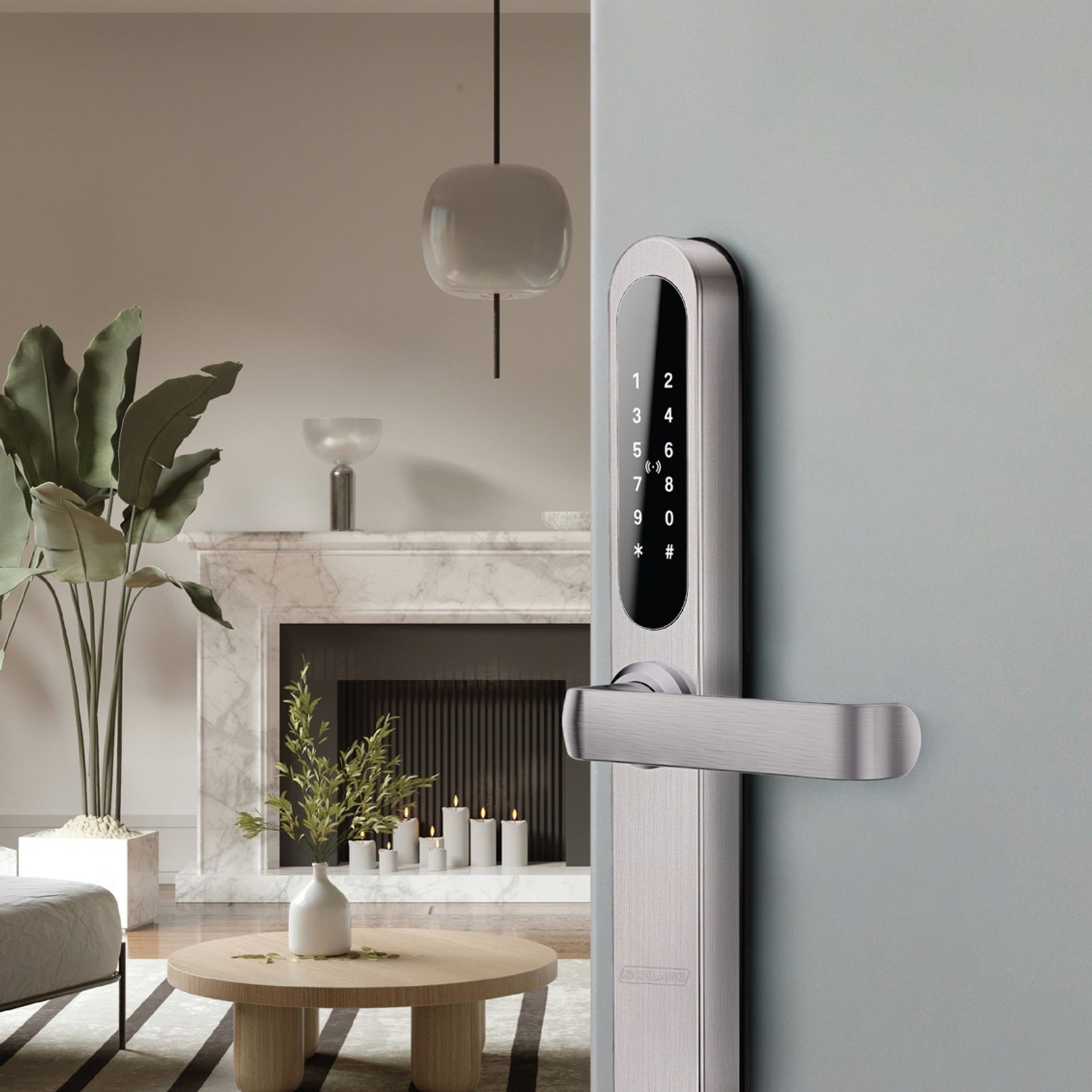 Schlage Artus Narrow Profile Smart Lock gallery detail image