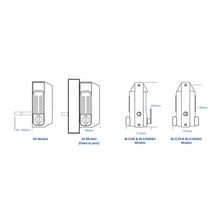 Borg Digital Gate Lock Marine Grade Black BL3100BLK gallery detail image