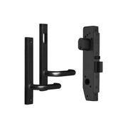 Lockwood Narrow Mortice Lock Kit Cyl/Handles Black gallery detail image