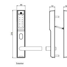 Aperio AU100 V3 Wireless Escutcheon gallery detail image