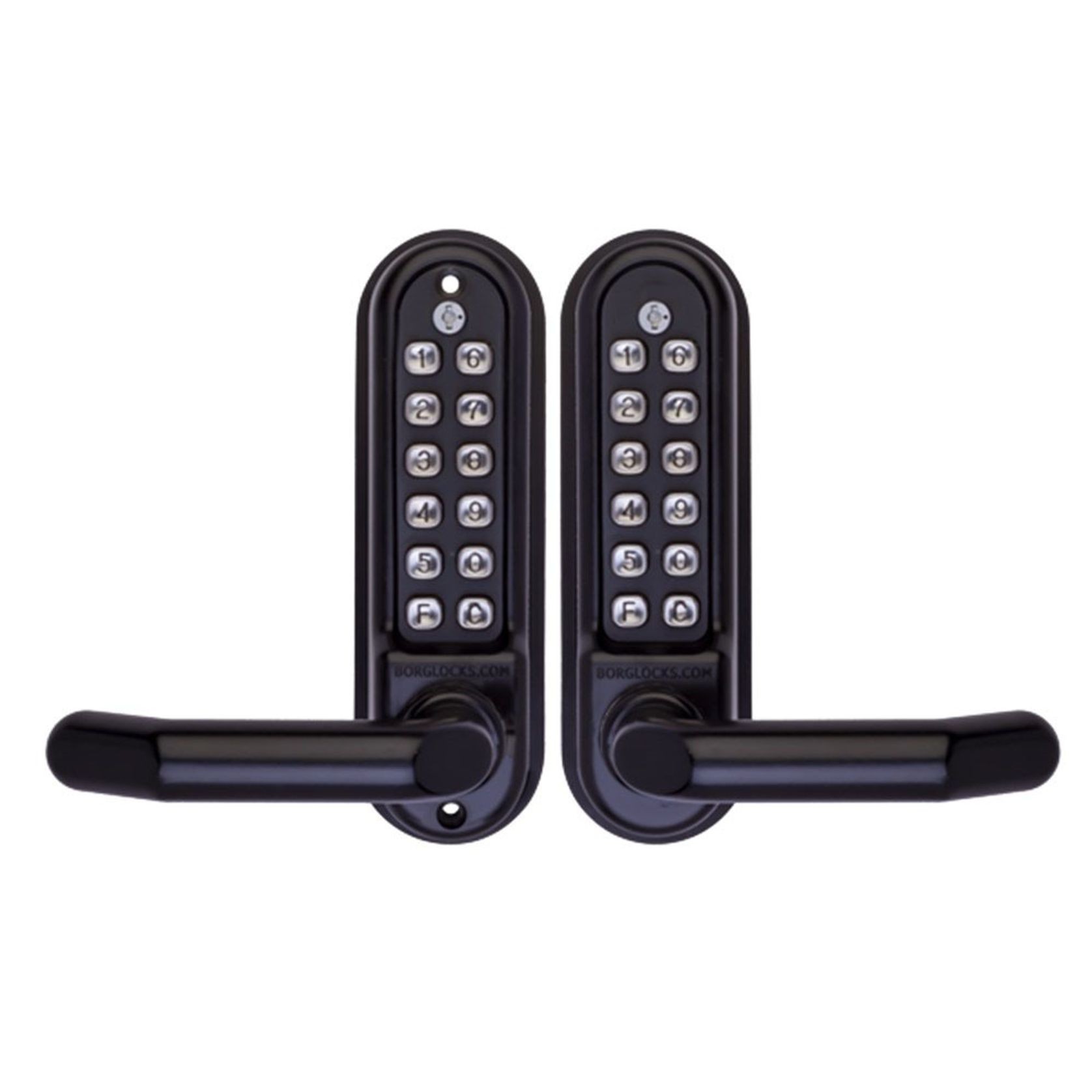Borg Digital Lock Marine Grade Pro Back To Back BLK ECP gallery detail image