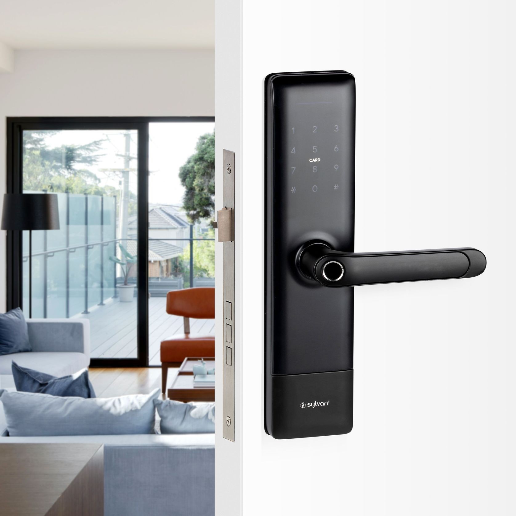 Smart Entry Longplate Handle SL41E.B gallery detail image