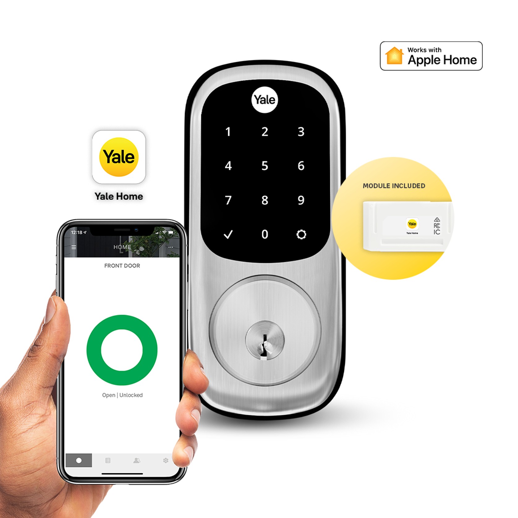 Yale Assure Lock Deadbolt Keyed gallery detail image