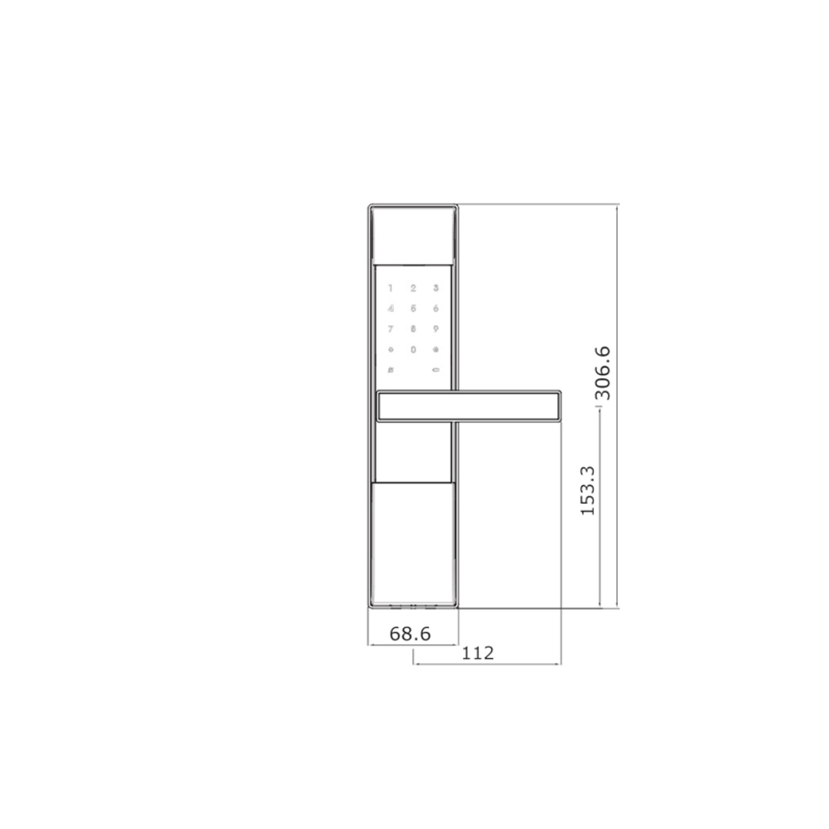 Yale YDM3109A Digital Door Lock gallery detail image