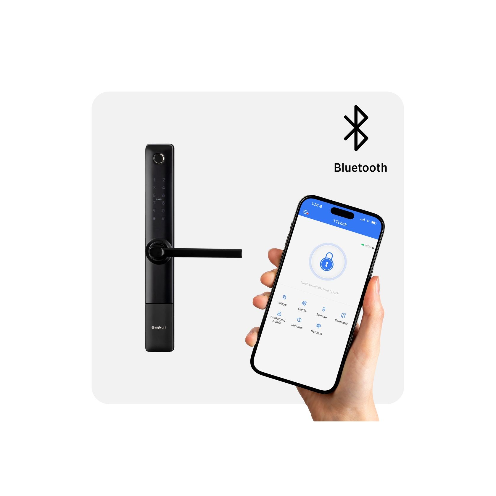 Sylvan Electronic Black Leverset SL36.B gallery detail image