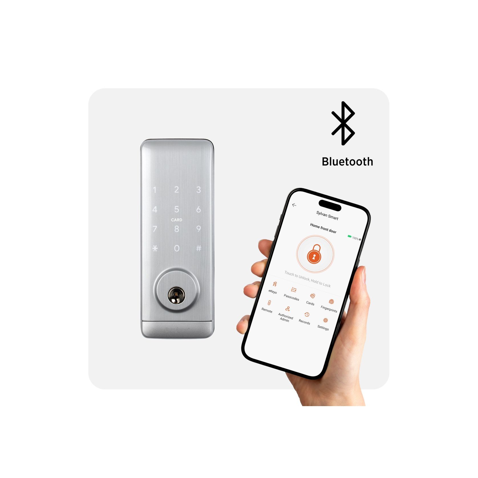 Smart Entry Electronic Deadbolt SL39E.S gallery detail image