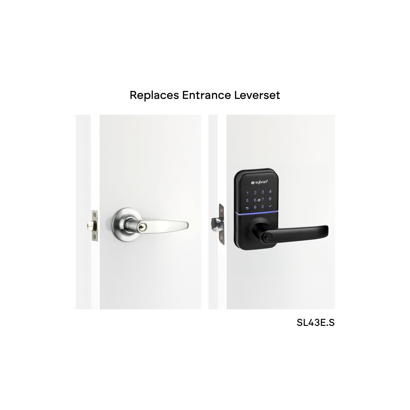 Smart Entry Lever Handle SL43E.B gallery detail image