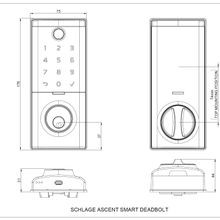 Schlage Ascent Series Smart Deadbolt gallery detail image