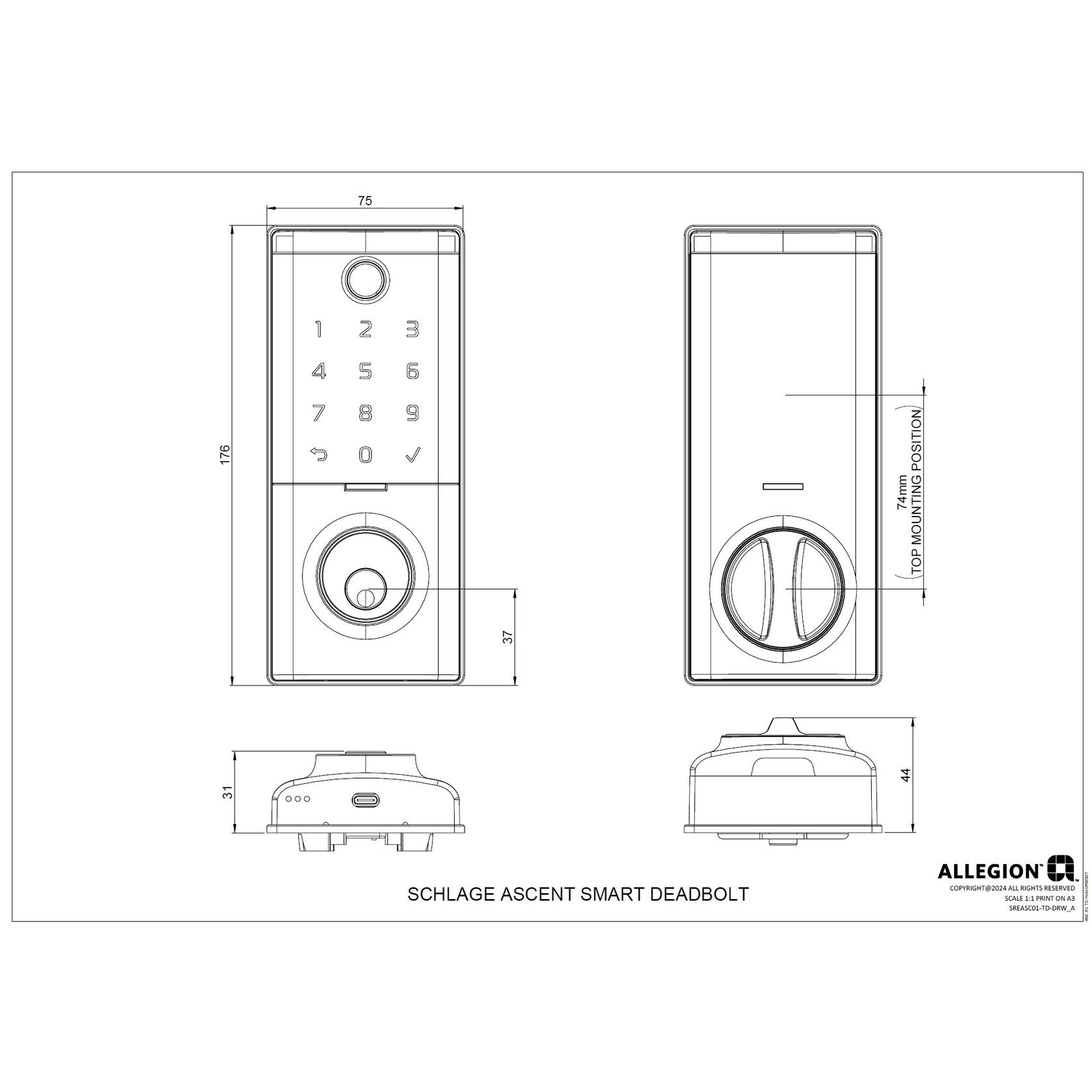 Schlage Ascent Series gallery detail image