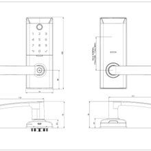 Schlage Ascent Series Smart Entrance Lever gallery detail image