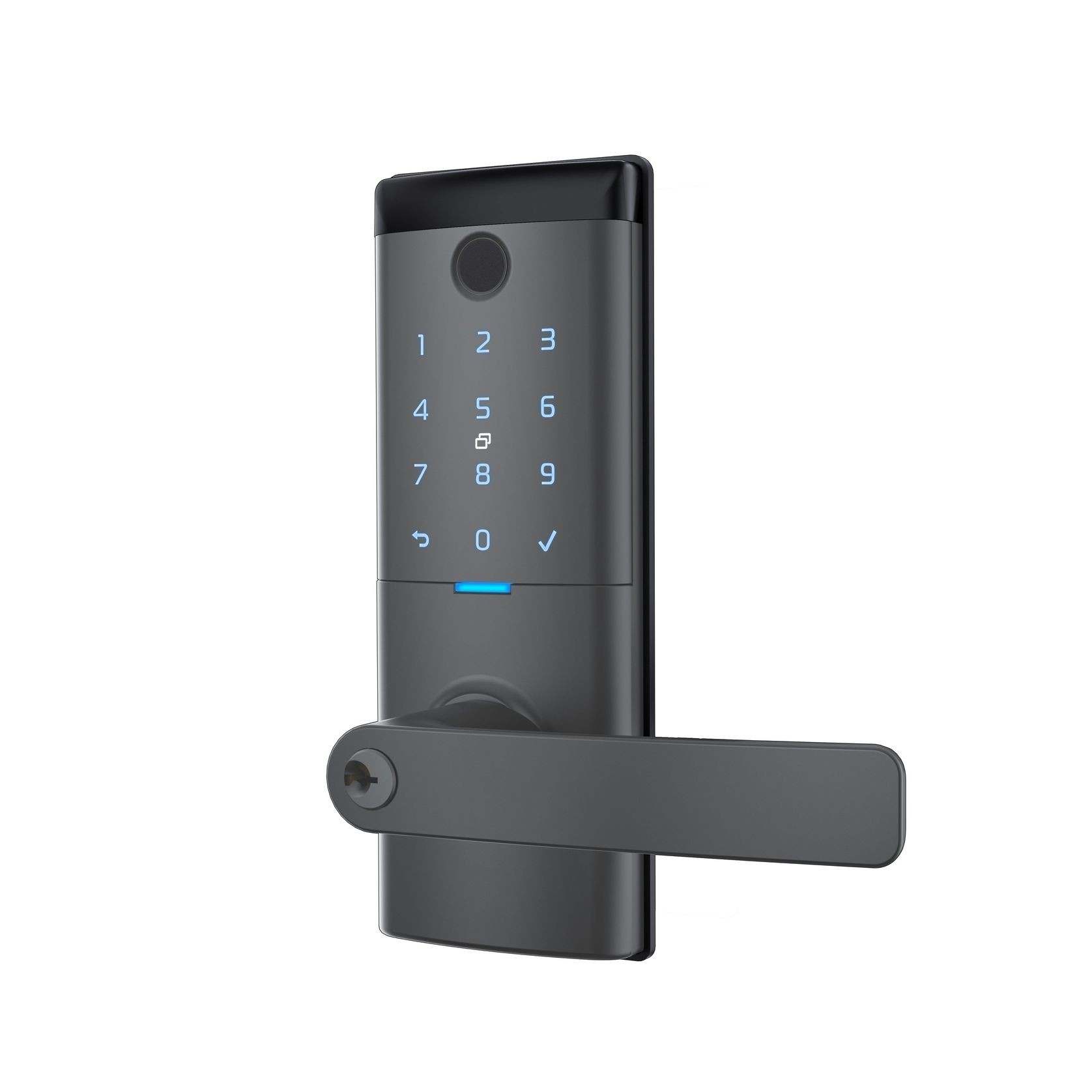 Schlage Ascent Series Smart Entrance Lever gallery detail image