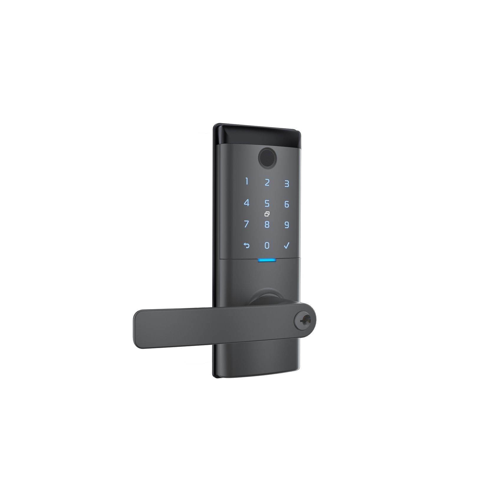 Schlage Ascent Series Smart Entrance Lever gallery detail image