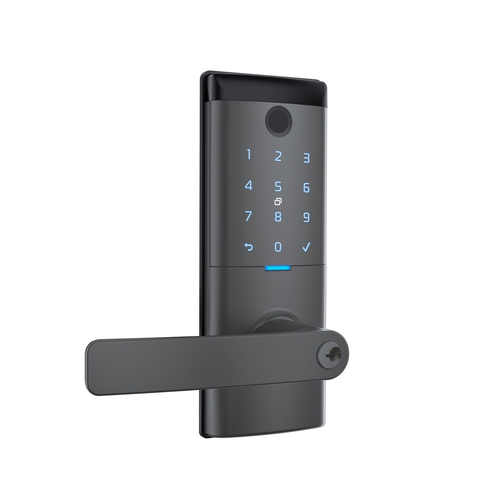Schlage Ascent Series Smart Entrance Lever gallery detail image
